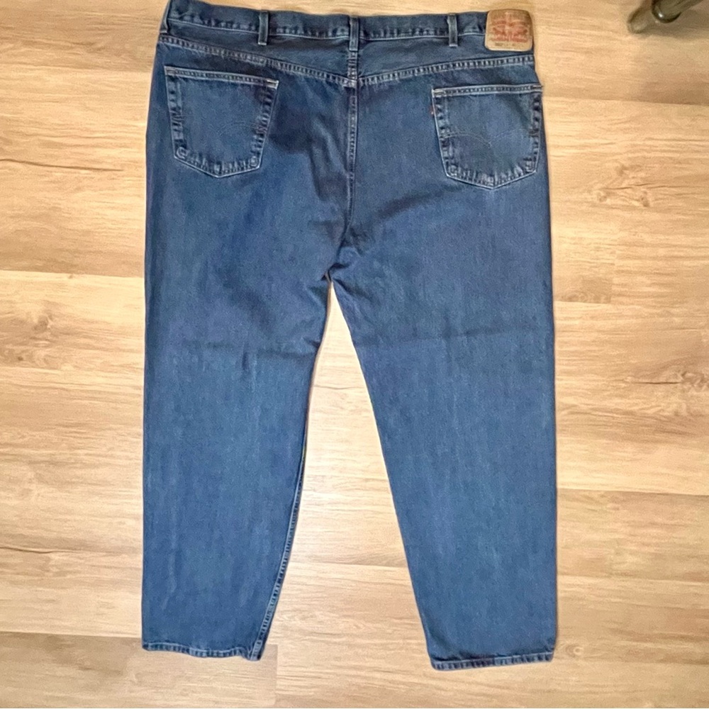 Vintage Levi's 550 Relaxed Fit Blue Denim Jeans Men's 50x34 - Picture 8 of 9